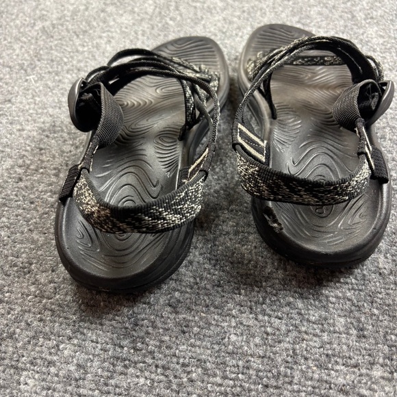 CHACO Women’s Z/Cloud X2 Sandals Black/White Water Shoe Outdoor size: 8 - Picture 4 of 11